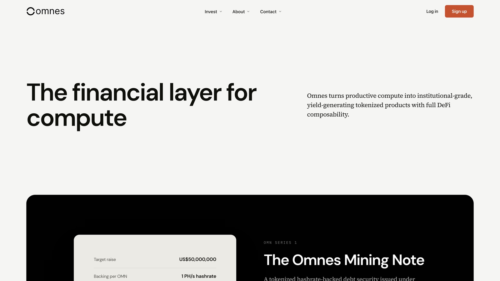 Omnes website refresh by NearBlack