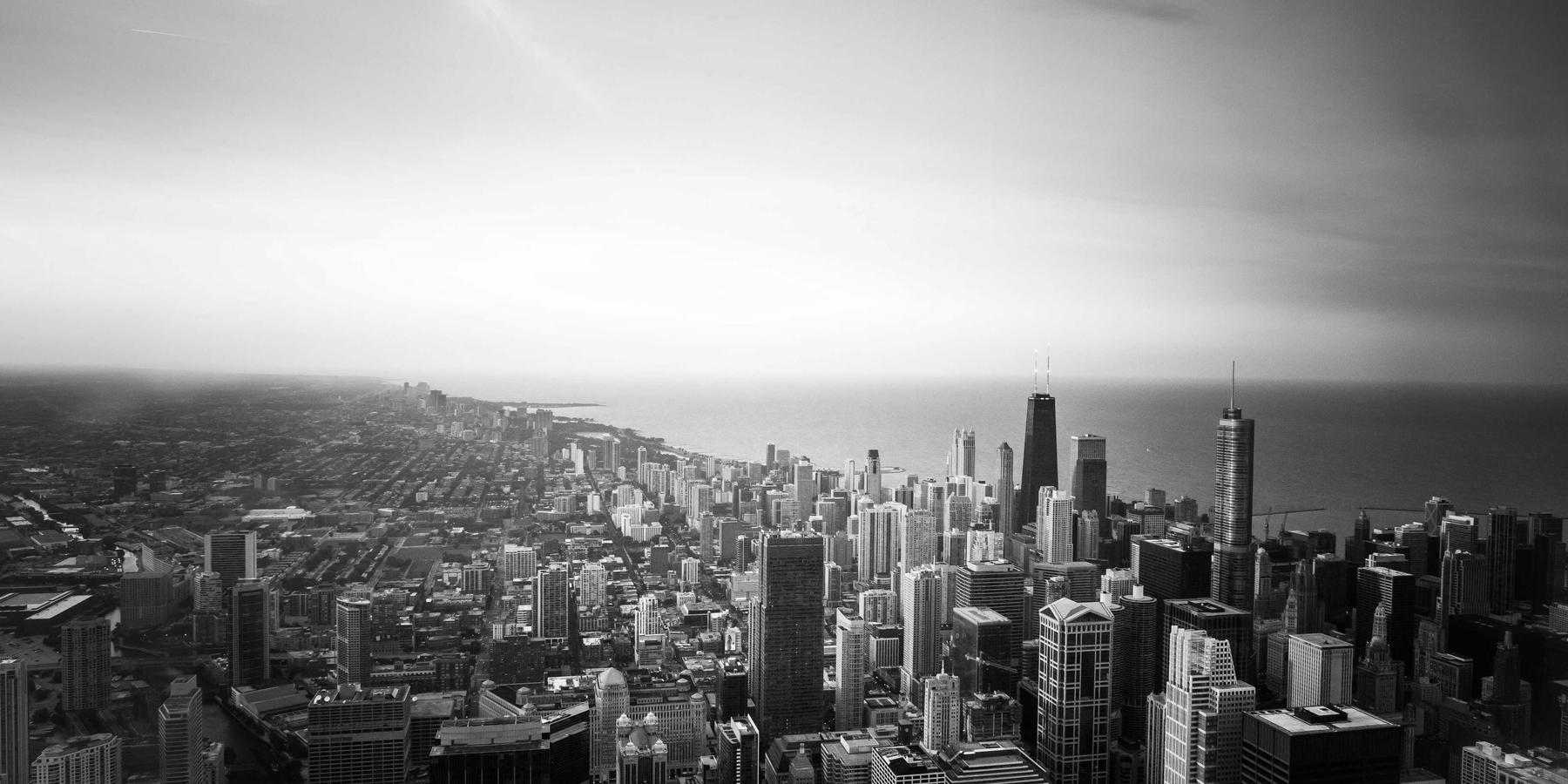 A city at dusk · every business starts somewhere